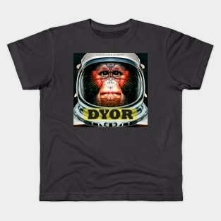 Funny DYOR Bored Ape Crypto Meme Kids T-Shirt